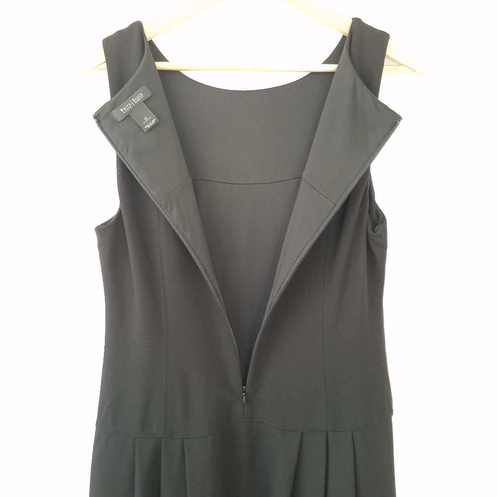 White House Black Market Ponte Knit Dress, Sz 10 - Picture 5 of 7